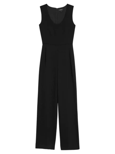 Shop Theory Seamed Jumpsuit In Black