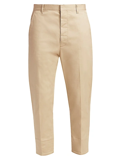 Shop Dsquared2 Men's Brad Fit Stretch Cotton Pants In Beige