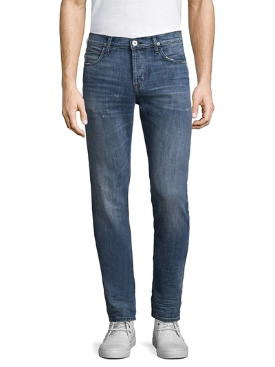 Shop Hudson Men's Distressed Skinny Jeans In Racking