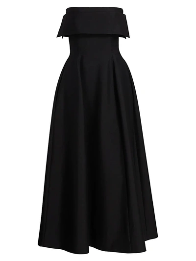 Shop The Row Women's Dario Mohair & Wool Dress In Black