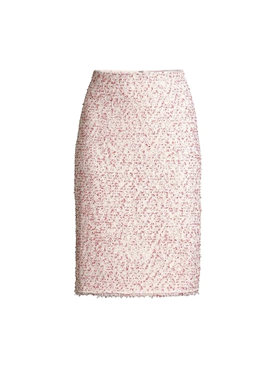 Shop Rebecca Taylor Tweed Pencil Skirt In Multi Combo