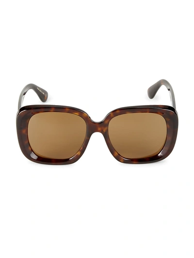 Shop Oliver Peoples Nella 56mm Square Sunglasses In Brown