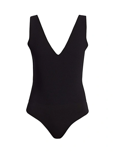 Shop A.l.c Deep-v Iris Bodysuit In Black