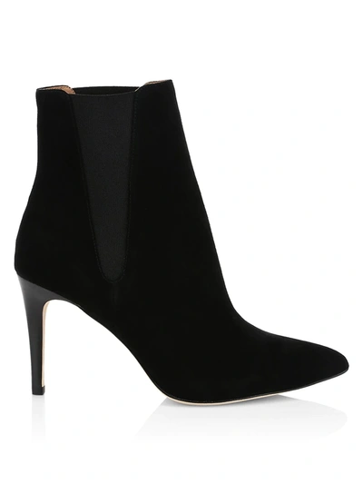 Shop Joie Abbie Leather Ankle Boots In Black
