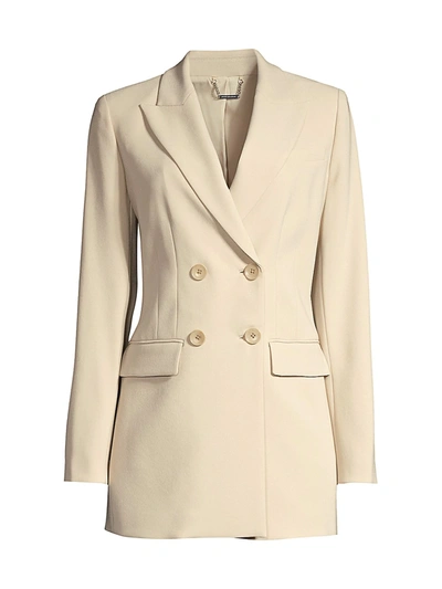 Shop Elie Tahari Women's Aster Double Breasted Jacket In Island Sand