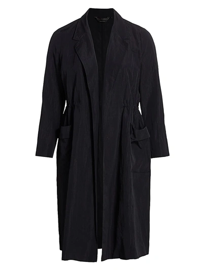 Shop Marina Rinaldi Women's Teorema Raincoat In Black