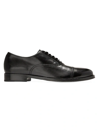 Shop Cole Haan American Classics Grand 360 Gramercy Cap Toe Leather Oxford In Black