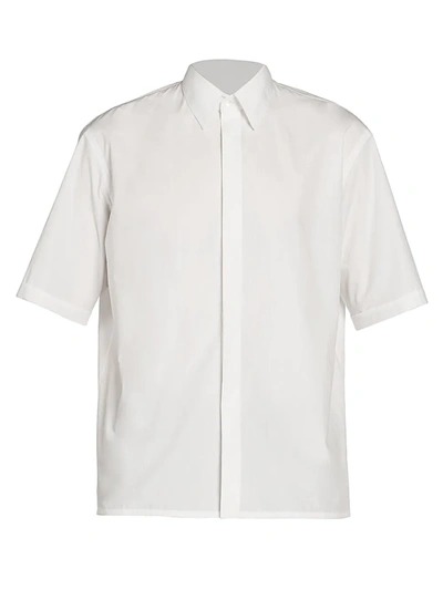 Shop Fendi Button-front Shirt In White