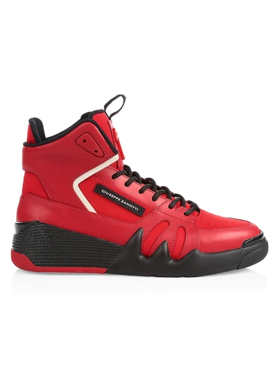 Shop Giuseppe Zanotti Talon Sneakers In Fiamma