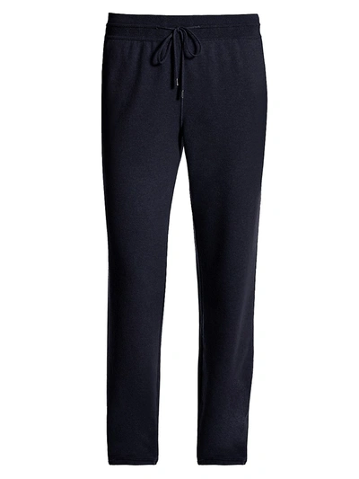 Shop Loro Piana Women's Cashmere Jogger Pants In Dark Blue