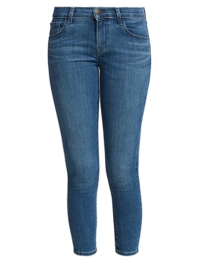 Shop J Brand 835 Mid-rise Crop Skinny Jeans In Heart