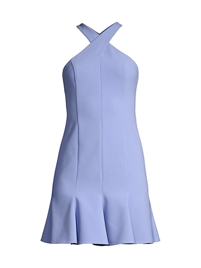 Shop Likely Flared Carolyn Dress In Periwinkle