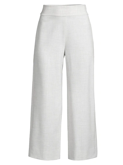 Shop Rebecca Taylor Clean Suiting Pants In Light Heather Grey