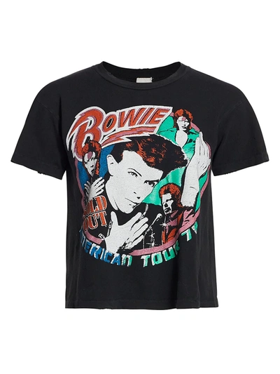 Shop Madeworn David Bowie Graphic T-shirt In Black