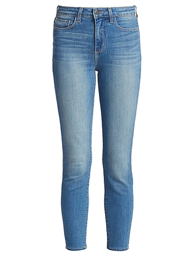 Shop L Agence Margot High-rise Skinny Jeans In Camden