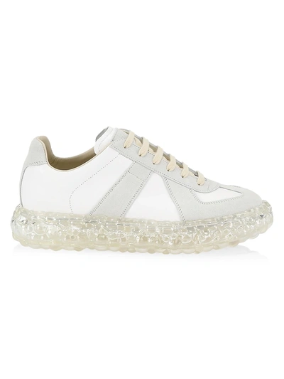 Shop Maison Margiela Replica Caviar Sneakers In Off White