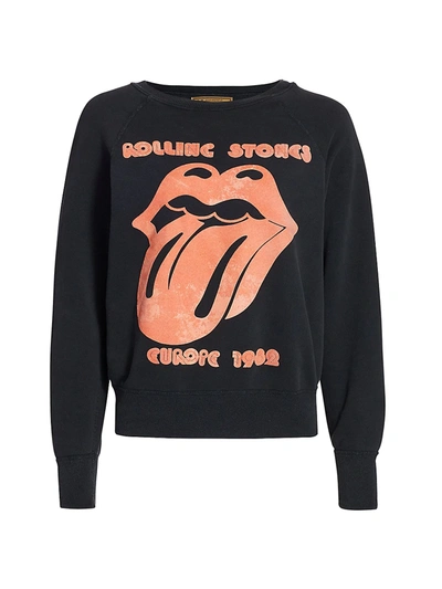 Shop Madeworn Rolling Stones 1982 Sweater In Black