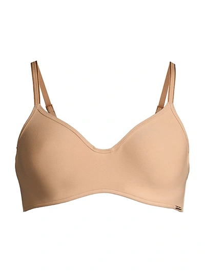 Shop Le Mystere Women's Clean Lines Unlined Bra In Natural
