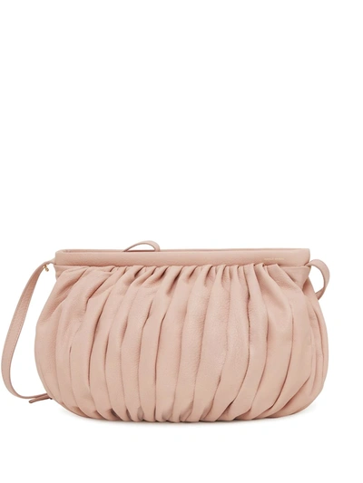 Shop Mansur Gavriel Balloon Shoulder Bag In Pink