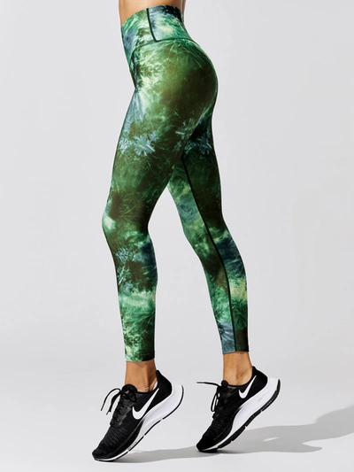 Shop Carbon38 Printed High Rise 7/8 Legging - Distorted Tie Dye - Size S