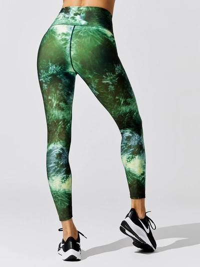 Shop Carbon38 Printed High Rise 7/8 Legging - Distorted Tie Dye - Size S