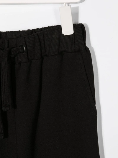 Shop Andorine Metallic Detail Track Pants In Black