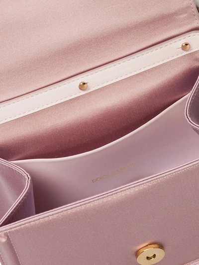 Shop Dolce & Gabbana Mini Devotion Tote Bag In Pink
