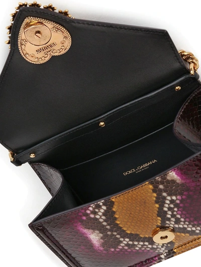 Shop Dolce & Gabbana Small Devotion Tote Bag In Black