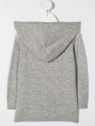 Shop Bonpoint Fine Cashmere Jumper Dress In Grey