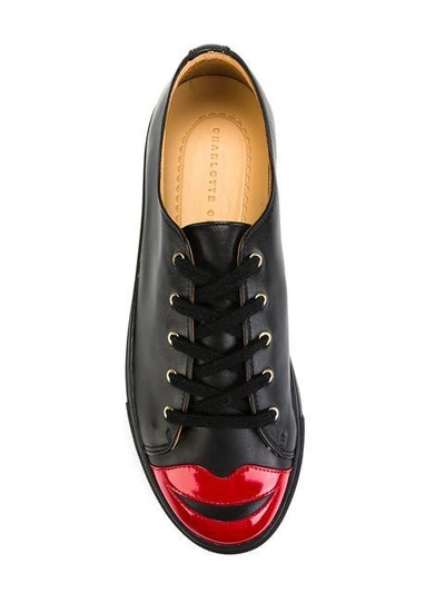 Shop Charlotte Olympia 'kiss Me' Sneakers