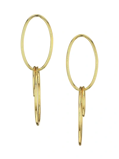 Shop Cult Gaia Women's Mini Tria Hoop Earrings In Gold