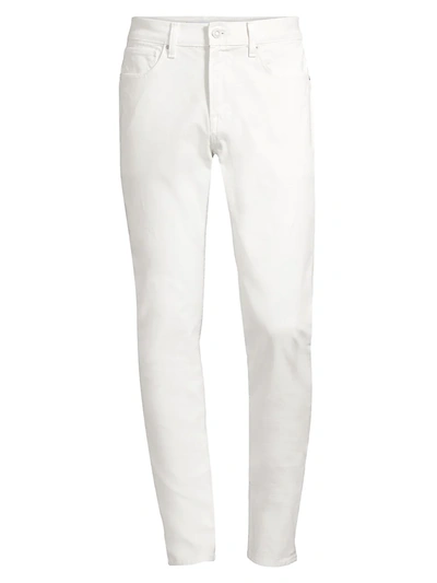 Shop Hudson Men's Zack Mid-rise Skinny Jeans In Bone White
