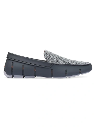 Shop Swims Men's Venetian Knit Loafers In Grey