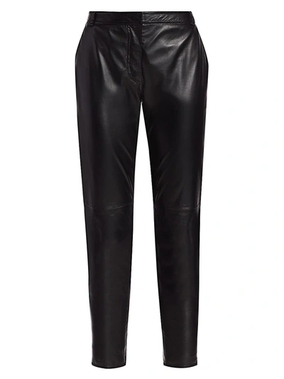 Shop Altuzarra Women's Henri Leather Pants In Black