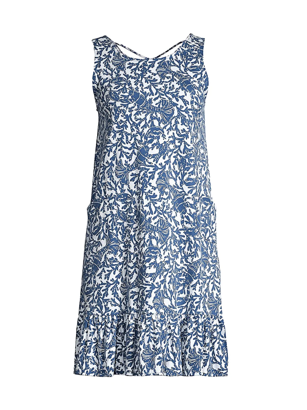 Lilly Pulitzer Women's Kristen Swing Flounce Dress In Oyster Bay Blue ...