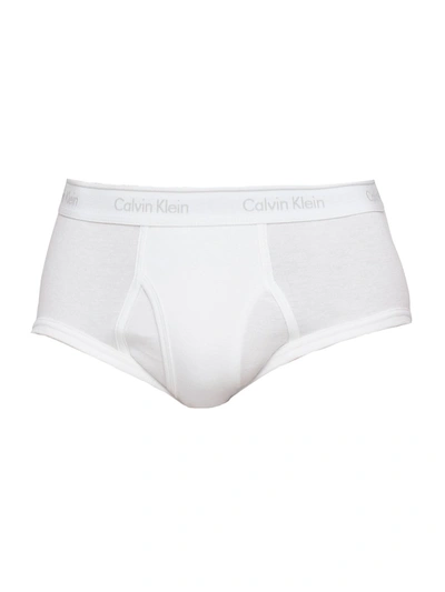 Shop Calvin Klein Men's 4-pack Classic Logo Briefs In White