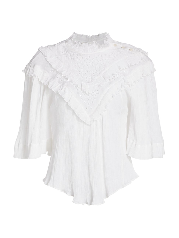 isabel marant etoile white blouse