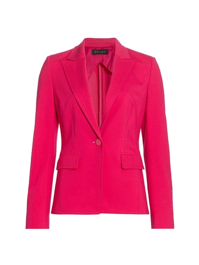 Shop Escada Women's Brikeniali Jersey Jacket In Pink