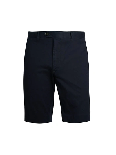 Shop Ralph Lauren Men's Eaton Stretch-cotton Shorts In Navy