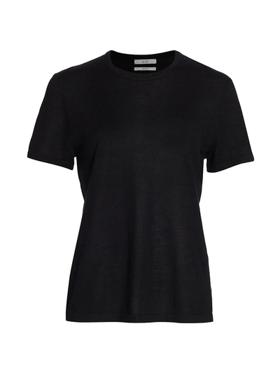 Shop Co Women's Essentials Cashmere T-shirt In Black