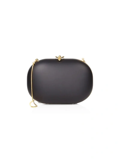 Shop Jeffrey Levinson Elina Clutch In Black Stone