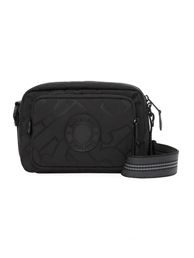 Shop Burberry Men's Paddy Camera Bag In Black