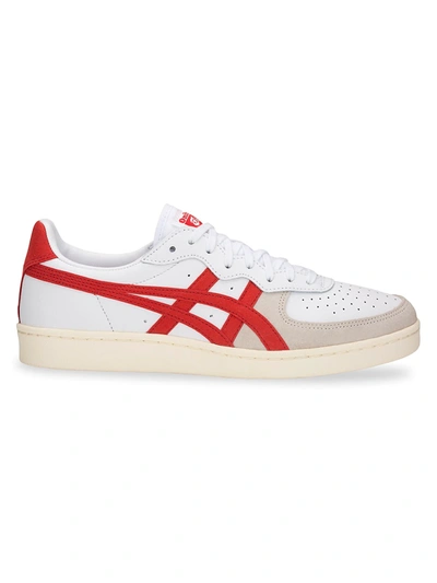 Shop Onitsuka Tiger Gsm Low-top Sneakers In White Classic Red
