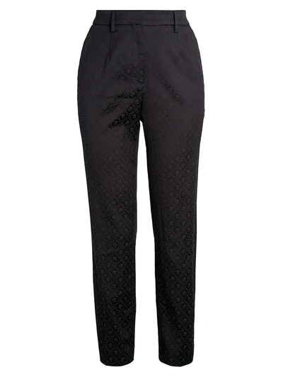 Shop Etro Women's Bristol Jacquard Trousers In Black