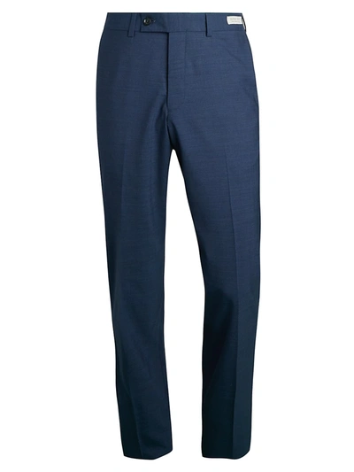Shop Saks Fifth Avenue Men's Slim-fit Suit Separate Trousers In Blue
