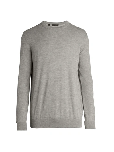 Shop Saks Fifth Avenue Men's Collection Lightweight Cashmere Crewneck Sweater - Grey - Size Xxl