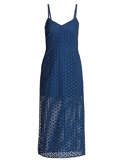Shop Rachel Comey Women's Agitator Spaghetti Strap Midi Dress In Blue