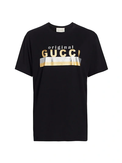 Shop Gucci T-shirt In Black Multi