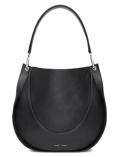 Shop Proenza Schouler Large Leather Hobo Bag In Black