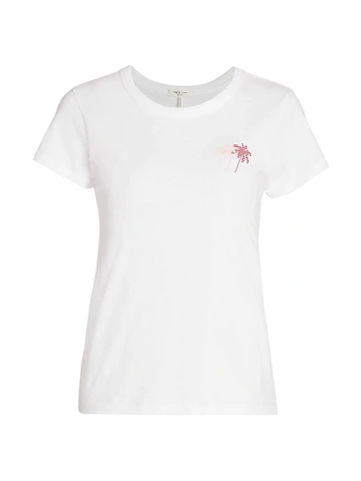 Shop Rag & Bone Women's Triple Palm Tree T-shirt In White